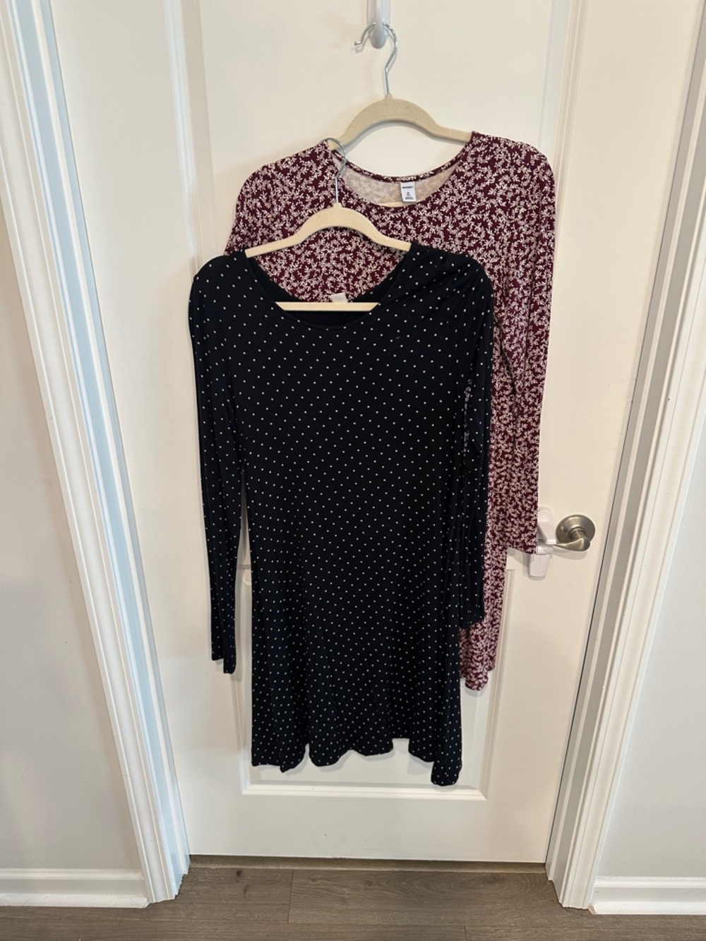 Two Long Sleeve Swing Dresses